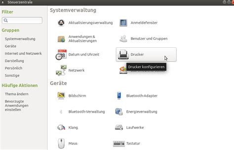 Linux Drucker Installation - Dokumentation