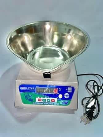 Kingstar Digital Kitchen Scale with Large Stainless Steel Bowl Dubel ...