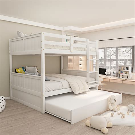 Full over twin bunk bed with storage online