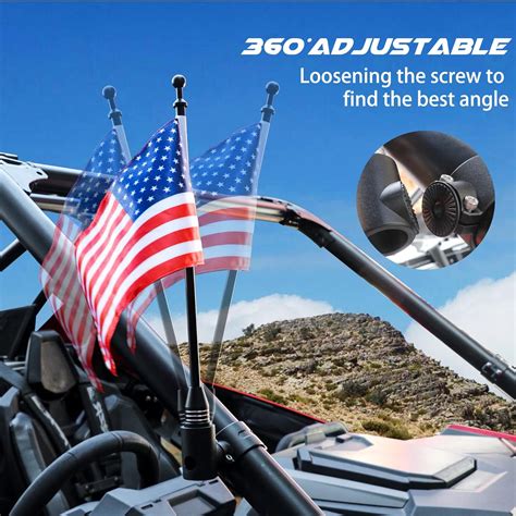 Buy ರೆರ್ಪ್ರೊ ಯುಟಿವಿ ಫ್ಲ್ಯಾಗ್ ಪೋಲ್ ಹೋಲ್ಡರ್ ಮೌಂಟ್, ಎಟಿವಿ ಯುಟಿವಿ ಯುಎಸ್ ...
