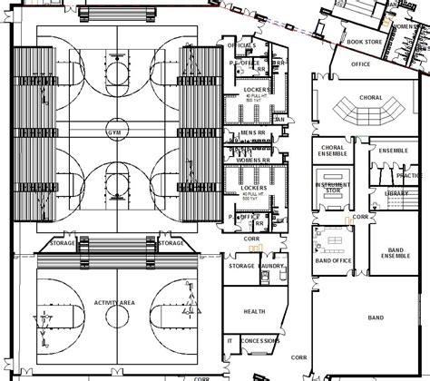 Basketball Gym Layout Design 的图像结果