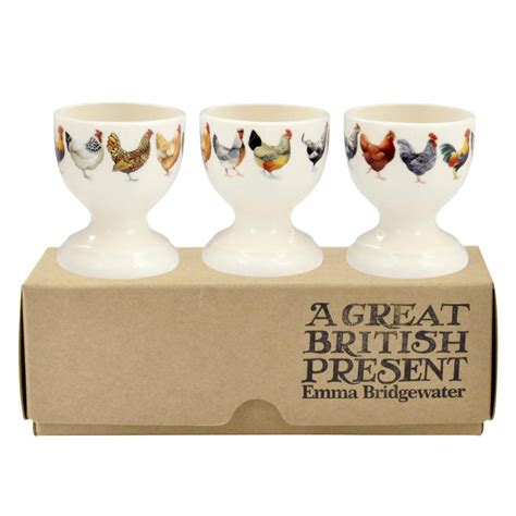 Buy Emma Bridgewater | Set of 3 Egg Cups - Rise & Shine - Potters Cookshop