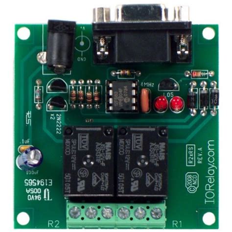RS-232 2-Channel SPDT Relay Controller with Serial Interface at MG ...
