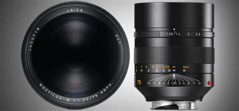 Leica Noctilux-M 75mm F1.25 ASPH.(11676) 價錢、規格及用家意見 - 香港格價網 Price.com.hk