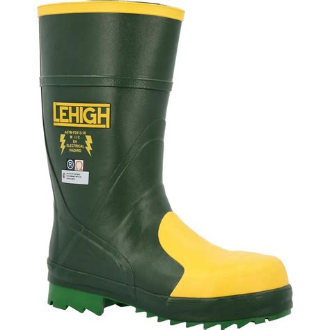 Lehigh Safety Shoes Unisex 12-Inch Steel Toe Dielectric Waterproof ...