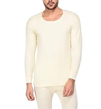 Monte Carlo Men's Rib Pure Wool Thermal Full Sleeves (TOP) (Off White ...