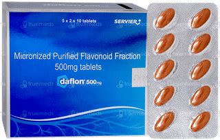 Daflon 500mg Tablet: Uses, Side Effects, Price & Substitutes