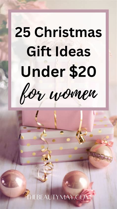 25 Christmas Gift Ideas Under $20 for Women - The Beauty May