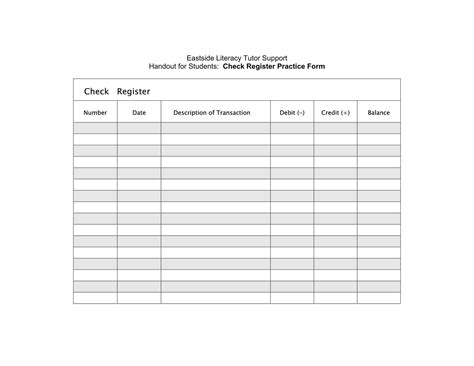 Free Printable Checkbook Register Templates [PDF, Excel]