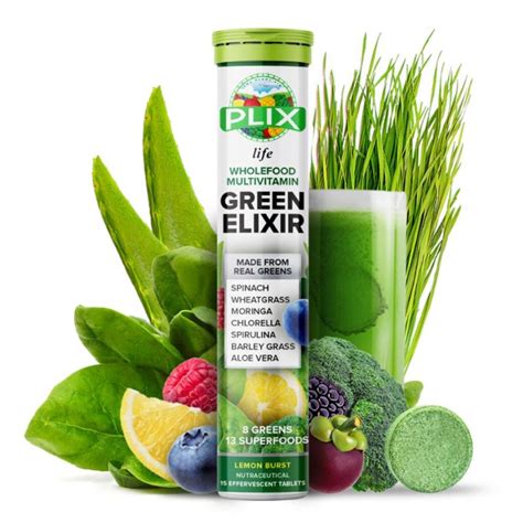 Plix Life Green Elixir Wholefood Multivitamin - NUTRABAY™