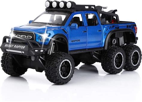 Leelavanti 1:24 Scale Pickup Truck Compatible for F150 Raptor Pull Back ...
