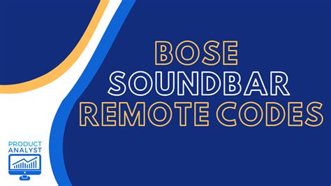 Programming the Universal Remote Control to a Bose Soundbar [2022]