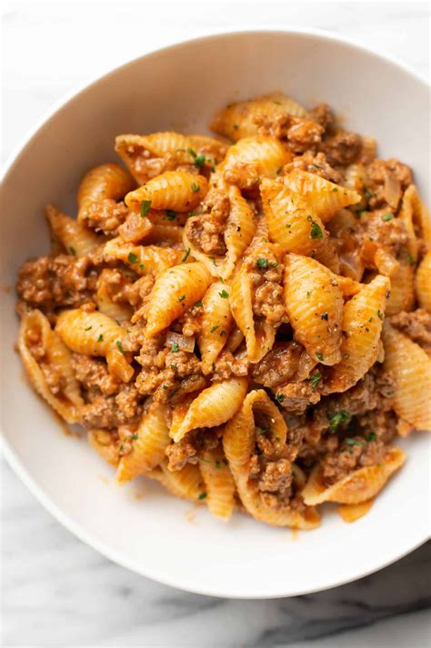 Easy creamy ground beef pasta – Artofit