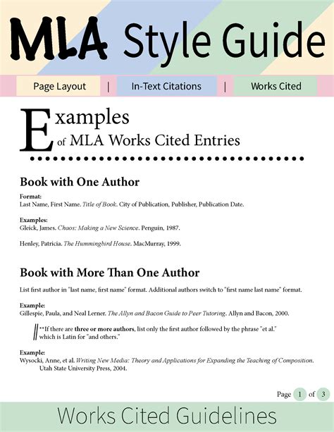 Image result for MLA Style Manual Tutorial