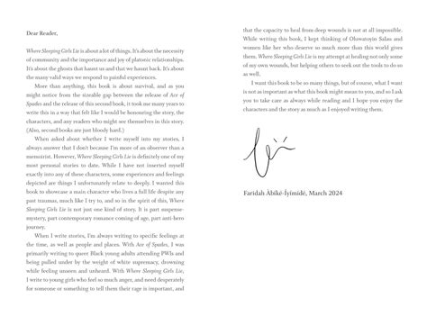 Where Sleeping Girls Lie