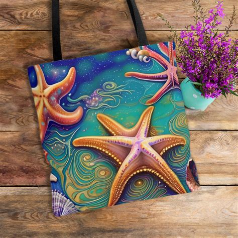 Star Fish Tote Bag Beach Tote Cute Beach Bag Star Fish Bag - Etsy