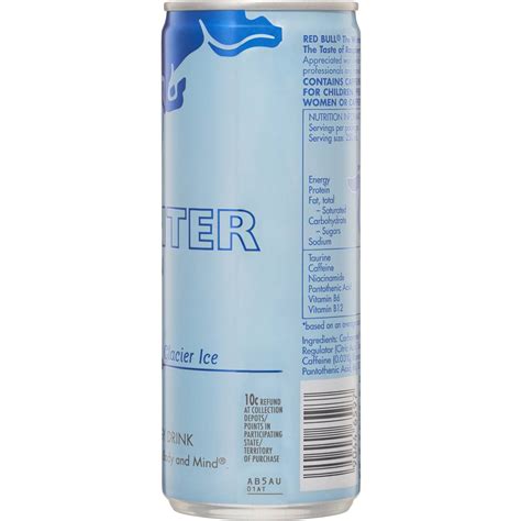 Red Bull Winter Edition Glacier Ice 250ml | Woolworths