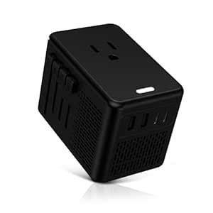 Universal Travel Adapter 220V to 110V Voltage Converter US to Europe ...