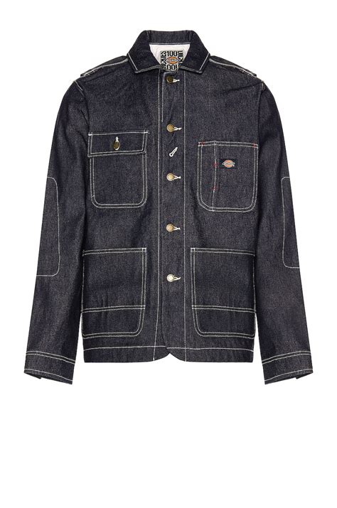 Dickies 100 Denim Chore Coat in Indigo Blue | REVOLVE