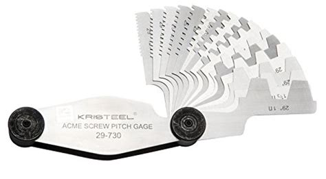 KRISTEEL | Acme Screw Pitch Gauge (16 Blades) [Model-APG] : Amazon.in ...
