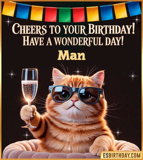Happy Birthday Man GIF 🎂 Animated Images, Wishes & Music 【27 GIFs】
