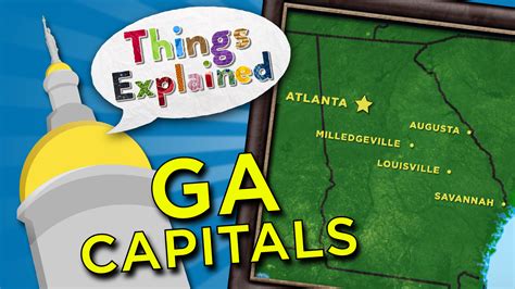 Georgia's Five Capital Cities | Things Explained | PBS LearningMedia