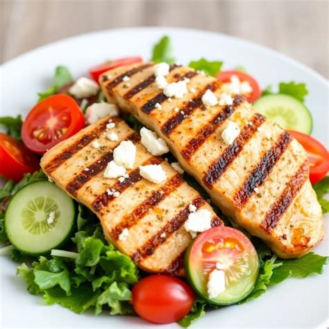 High-Protein Grilled Chicken Salad Recipe | cookAIfood