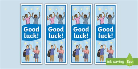 Good Luck! Bookmarks