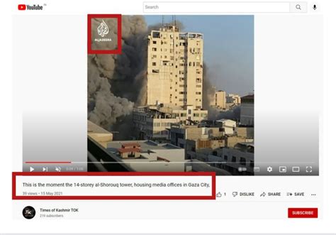 Video From Gaza Passed Off As Russian Missile Attack on Ukraine