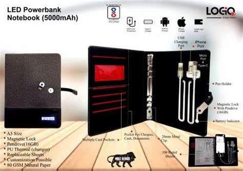 Power Bank Diary - A6 Powerbank Diary Trader - Wholesaler / Distributor ...