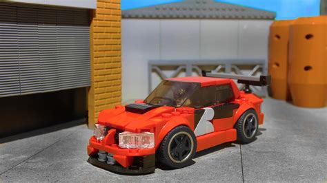 I made the Mitsubishi Lancer EVO from Tokyo Drift. : r/lego