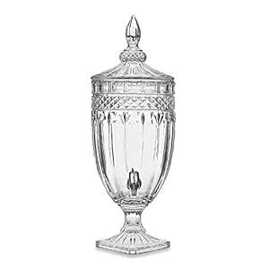 VINCENZO Transparent Mason Jar Beverage Dispenser, Cold Water Pitcher ...