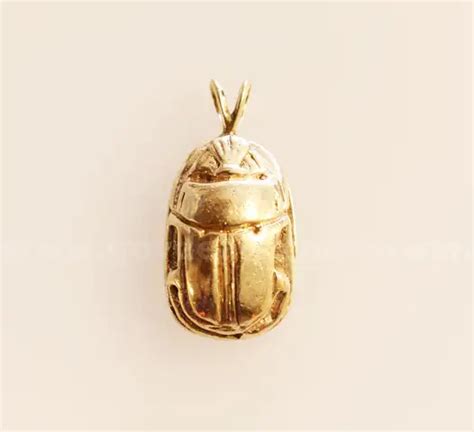 14k Yellow Gold Scarab Pendant, 14.0 Grams | GovDeals