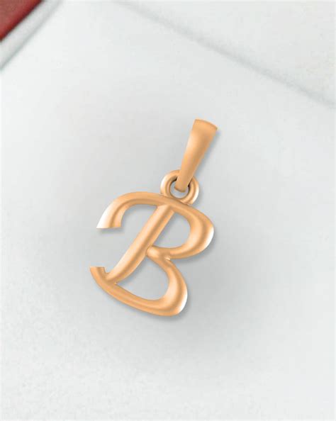 Alphabet Gold Pendant – Vasabi.in