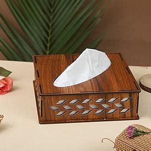 Deskart Wooden Tissue Paper Box | Decorative and Stylish Wooden Tissue ...