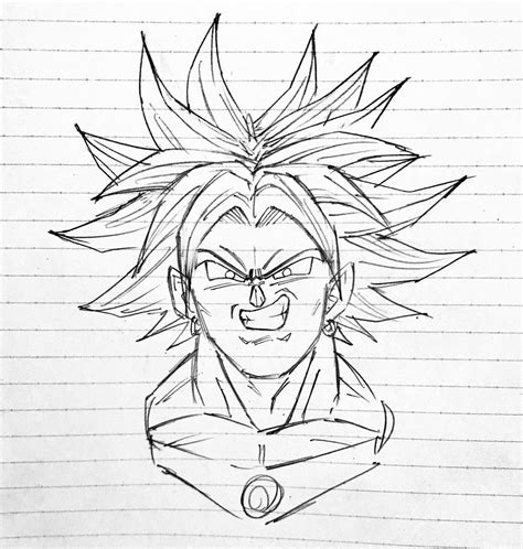Broly Drawing at PaintingValley.com | Explore collection of Broly Drawing
