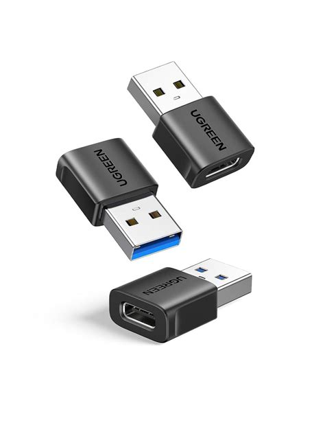 UGREEN 45299 USB to USB-C Adapter 3 Pack 10Gbps Fast Sync – Ugreen India
