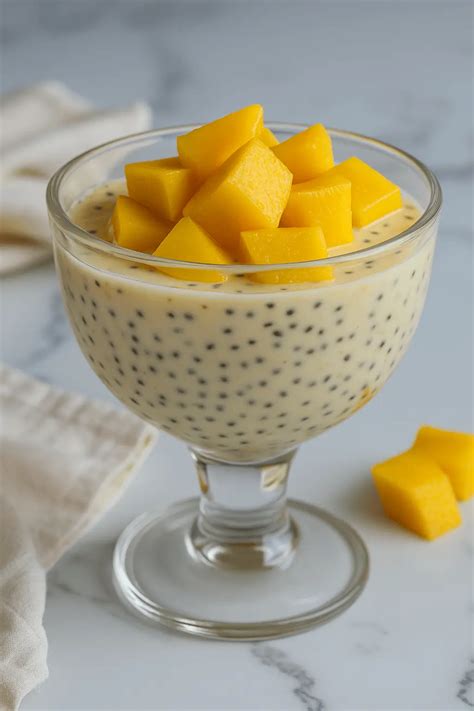 Easy Mango Chia Seed Pudding Recipe