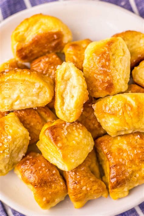Copycat Auntie Anne’s Pretzel Bites are a sweet or savory snack with an ...