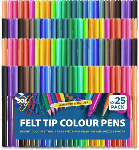 304 Pack Washable Felt Tip Colouring Pens for Kids, Shuttle Art 16 ...