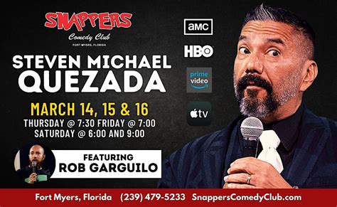 Comic Steven Michael Quezada from Breaking Bad!, Snappers Comedy Club ...