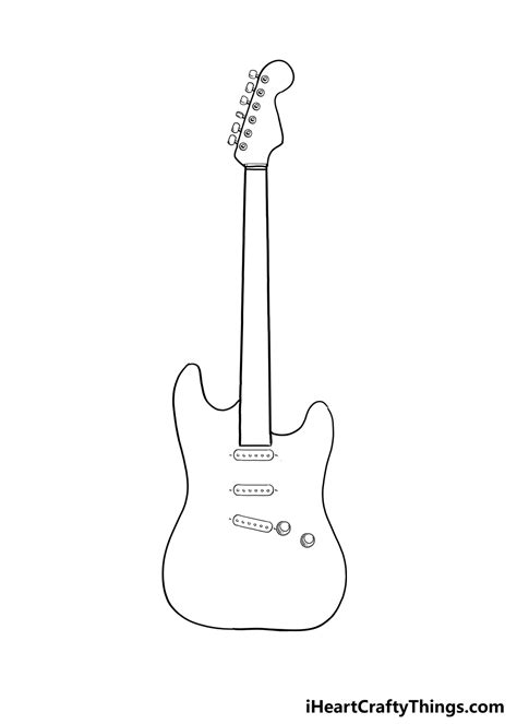 How To Draw Easy Guitar