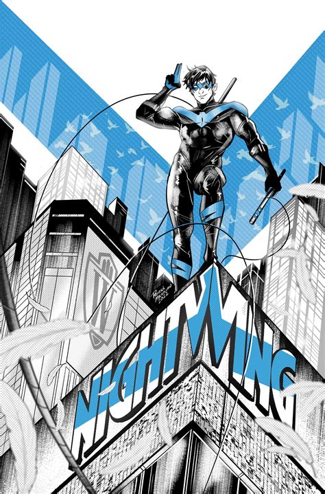 [Artwork] Nightwing fan art by Patrick Mulholland (@pat_m_art) (me ...