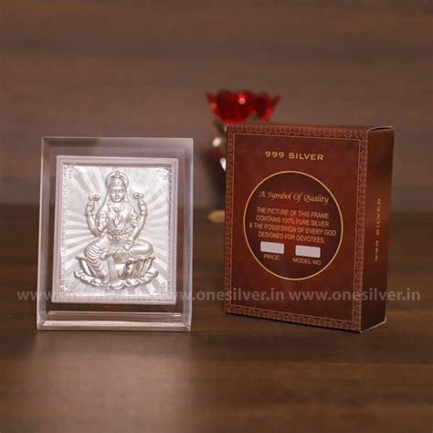 999 silver Lakshmi Stand 4.5" – onesilver.in