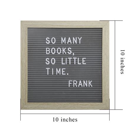 Snapklik.com : C CRYSTAL LEMON Felt Letter Board 10x10 Inch 336 Letters ...