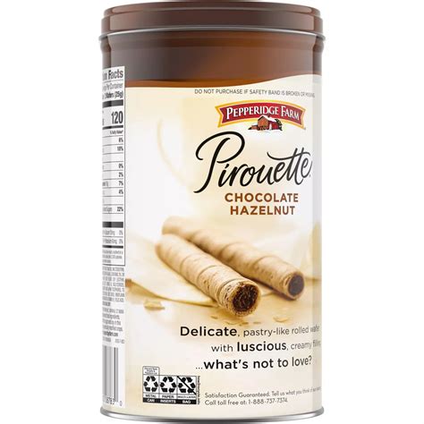 Pepperidge Farm Pirouette Chocolate Hazelnut Cookies - 13.5oz - Walmart.com
