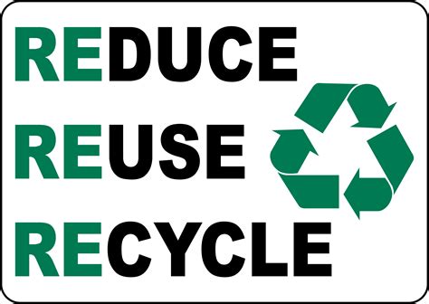 Reduce Reuse and Recycle Signs 的图像结果