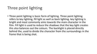 Image result for Five-Point Lighting Explained
