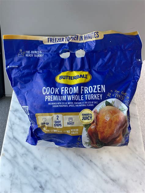 Here's What Happened When I Made Butterball’s New Cook-From-Frozen Turkey