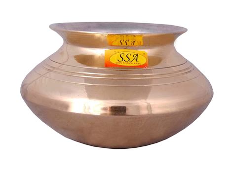 Buy Shiv Shakti Arts® Brass Handi/Bhagoni/Patili/Cooking Vessel ...